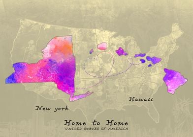 New york to Hawaii