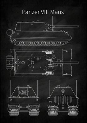 Maus Tank Blueprint