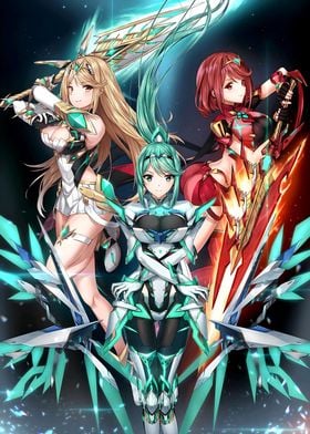 Mythra (Xenoblade Chronicles 2) - Xenoblade Chronicles 2 - Posters and Art  Prints