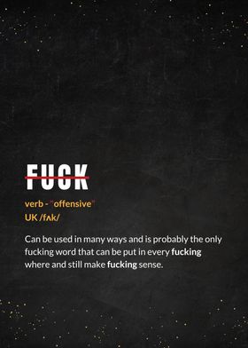 FUCK DEFINITION TEXT ART