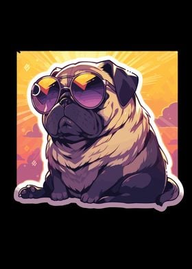 Pug Pug Dog Pug Sunglasses