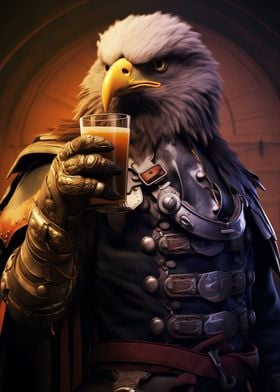 Eagle Steampunk Drinking