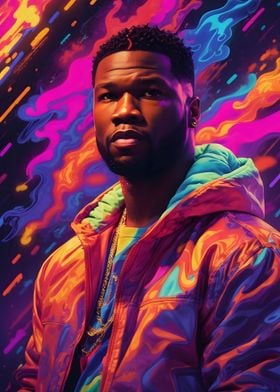 50 Cent Splash Poster