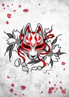 Anime Kitsune Mask 