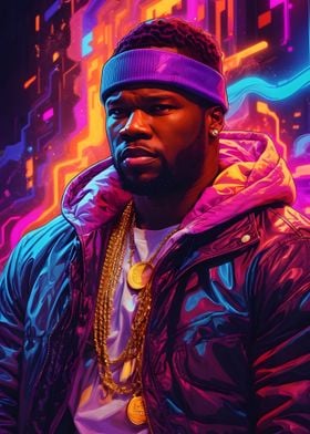 50 Cent Splash Poster