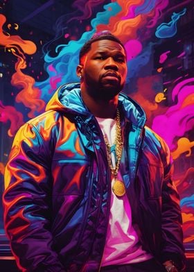 50 Cent Splash Poster