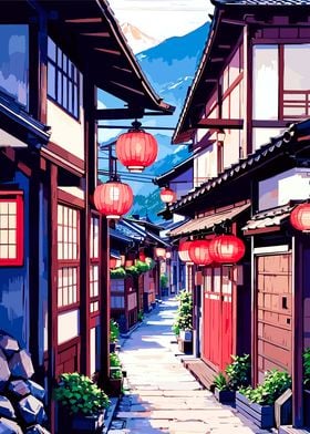 Traditional Japan Street