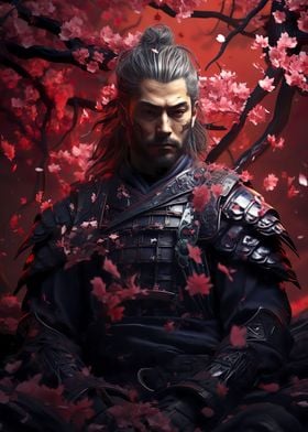 Japanese Samurai Sakura