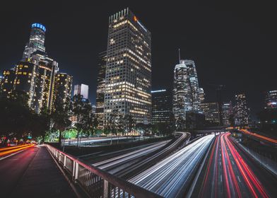 Los Angeles Downtown Night