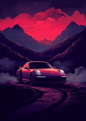Red Porsche Turbo