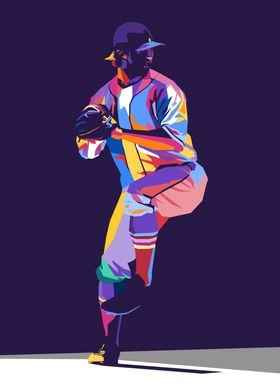 Baseball Pop Art