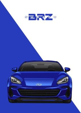 subaru brz blue