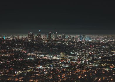 Los Angeles Night Panorama