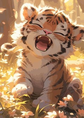 Cute tiger