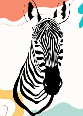 Zebra Boho Style