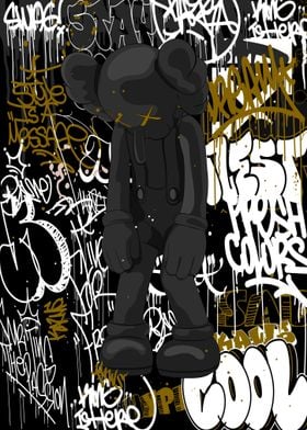 Kaws abstract Background