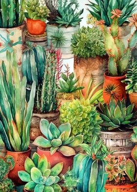 Succulents and cactus