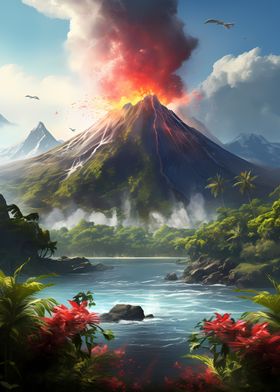 volcanic island 