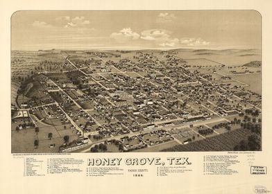 Honey Grove Texas 1886