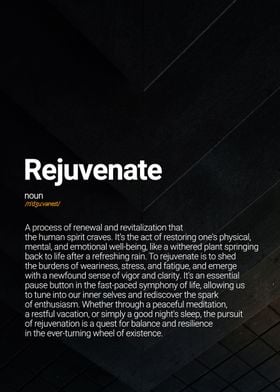 Rejuvenate