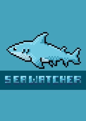 Sea Watcher in Pixel Art