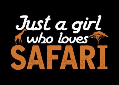 African Safari Girl Love