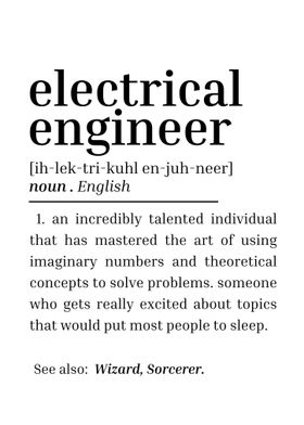 Electrical Engineer funny