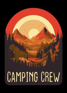 Camping Crew Hiking Camp