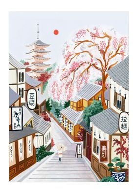 Kyoto Art Print Japan 