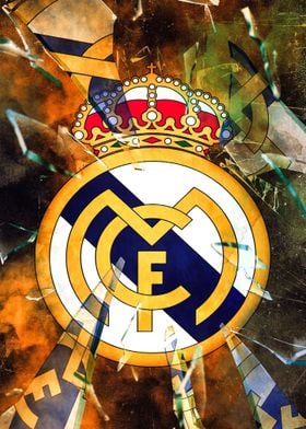 Real Madrid Broken Glass