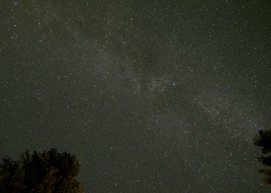 Milkyway above clearing