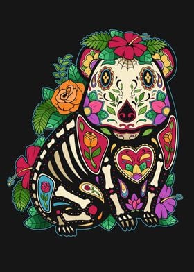 Guinea Pig Sugar Skull