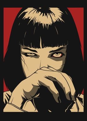 Mia Wallace Pulp Fiction