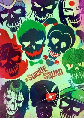 Wall Art Print Suicide Squad 2 - Savant