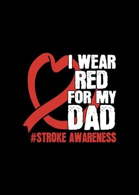 I wear Red for My Dad for