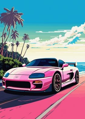 Toyota Supra MK4 A80 Art