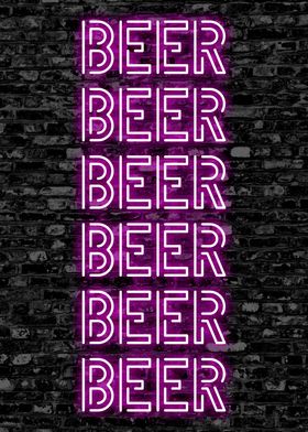 BEER BEER BEER NEON