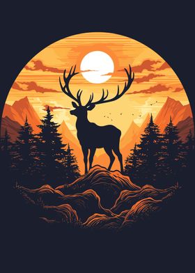 deer realistic art style