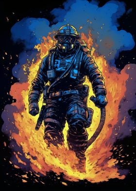 Firefighter Flame