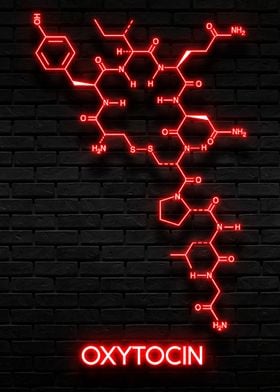 Neon Oxytocin Poster