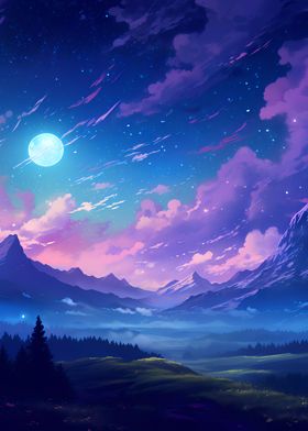 Fantasy Space Landscape 28