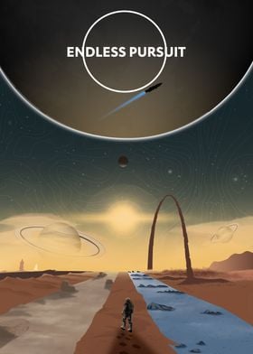 endless pursuit space game