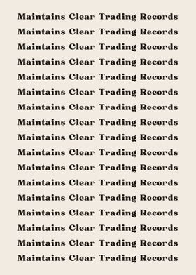 Maintains Clear Trading Re