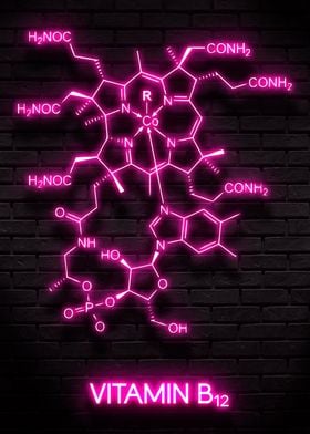 neon vitamin b12 chemical 