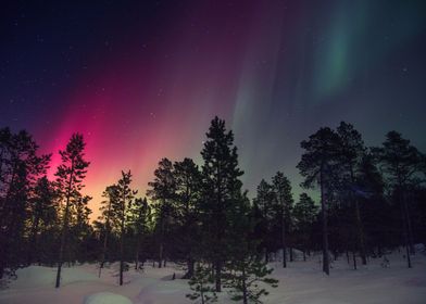 Northern Lights rainbow 