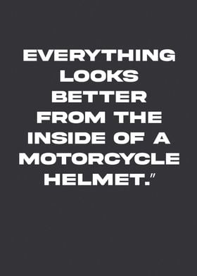 A biker once said