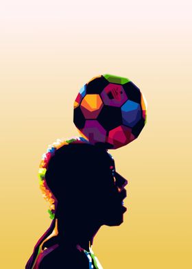 Ball Pop art' Poster by MK STUDIO, Displate in 2023