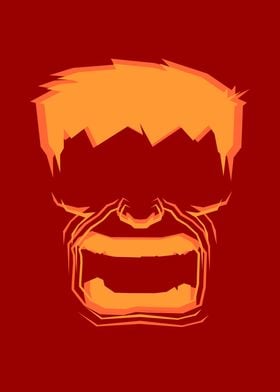 strong human face vector