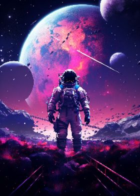 Spaceman Space Pixel