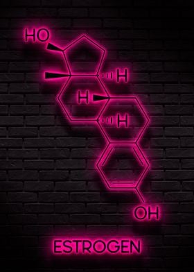 Estrogen Neon Chemical